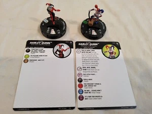 DC HEROCLIX JOKER'S WILD: #002 & 018 HARLEY QUINN con TARJETA DE PERSONAJE - Imagen 1 de 2