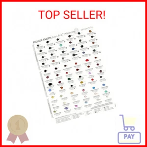 Daniel Smith 001900501 Extra Fine Watercolor 66-Dot Try-It Card, Multi Color - Picture 1 of 2