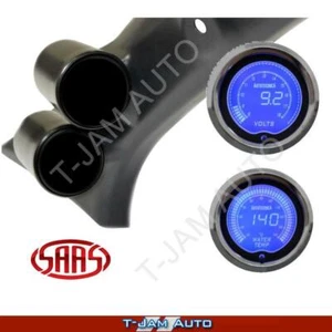 Pillar Pod for Holden Colorado 2012-16 + Volt + Water Temp LCD AT Gauges - Picture 1 of 12