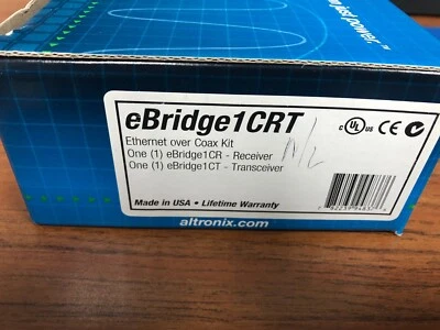 New in Box - Altronix EBRIDGE1CRT Ethernet Over Coax Kit (Pair) - Image 1 of 3