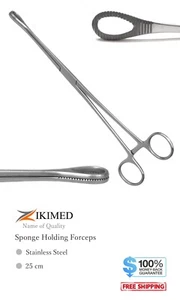 Esponja Sujeción Instrumentos Quirúrgicos Pinzas Rectas 25 Cm Acero Inoxidable - Imagen 1 de 3