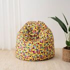 Bean Bag Chair Cover Oragnic Cotton without Beans XXXL For Gift Home Decor