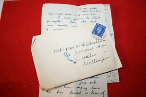Original 1941 WW2 letter from soldier "Pal now on 18 pounder gun" #139