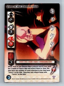 Inuyasha TCG - Yura of the Demon-Hair 187 - FOIL RARE - Score TetsuSaiga - Picture 1 of 2