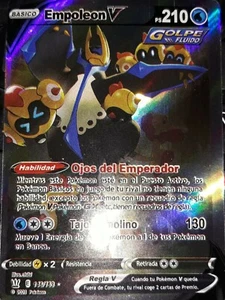 Carta Pokémon de EMPOLEON V de la serie ¨"Espada y Escudo" : ¨ESTILOS DE COMBATE - Imagen 1 de 2