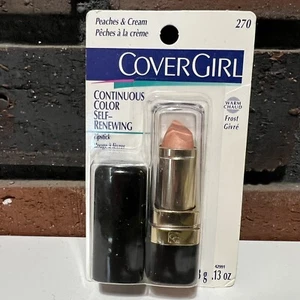COVERGIRL kontinuierliche Farbe selbsterneuernder Lippenstift #270 Pfirsiche und Creme Frost - Bild 1 von 7