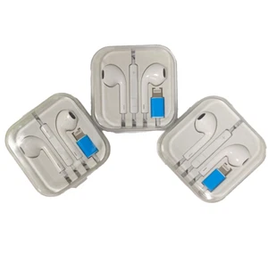 3 PACK For iPhone 14 Pro/13/12/11/X Earphones Headphones Bluetooth Wired Earbuds - Picture 1 of 11