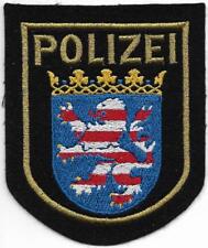 Polizei WSP HESSEN  Wiesbaden Stoff- Abzeichen Patch 90er J. WASSERSCHUTZPOLIZEI