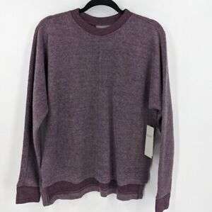 NWT ZELLA Sweatshirt Womens XXS 2XS Purple Cozy