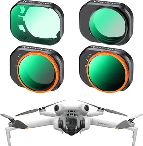 Kit de filtro variable K&F Concept UV CPL ND2-32 ND32-512 para dron DJI Mini 4 Pro - Imagen 1 de 41