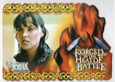 THE QUOTABLE XENA WARRIOR PRINCESS FORGED IN THE HEAT OF BATTLE INSERT CARD F3 - Image 1 of 2