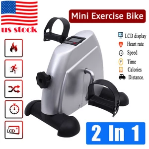 Portable Mini Cycle Bike Foot Pedal Exercise Machine Arm Leg Recovery Peddle NEW - Picture 1 of 13