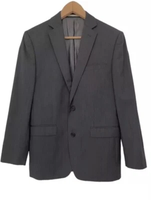 Chaqueta Blazer French Connection Gris Mezcla Lana Pecho Único Talla 36 R Foto 1 de 4