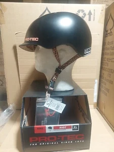 Pro-Tec Riot Satin Black Leopard Certified Bike Bicycle Helmet Size XL Protec - Picture 1 of 14