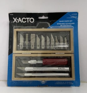 Juego básico de cuchillos X-ACTO 3 asas y 13 hojas con estuche XW5282E - Imagen 1 de 2