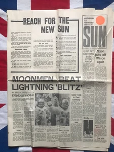 Vintage November 1969 Newspaper Apollo 12 Inflation Tommy Baldwin Quins Birth - Picture 1 of 7