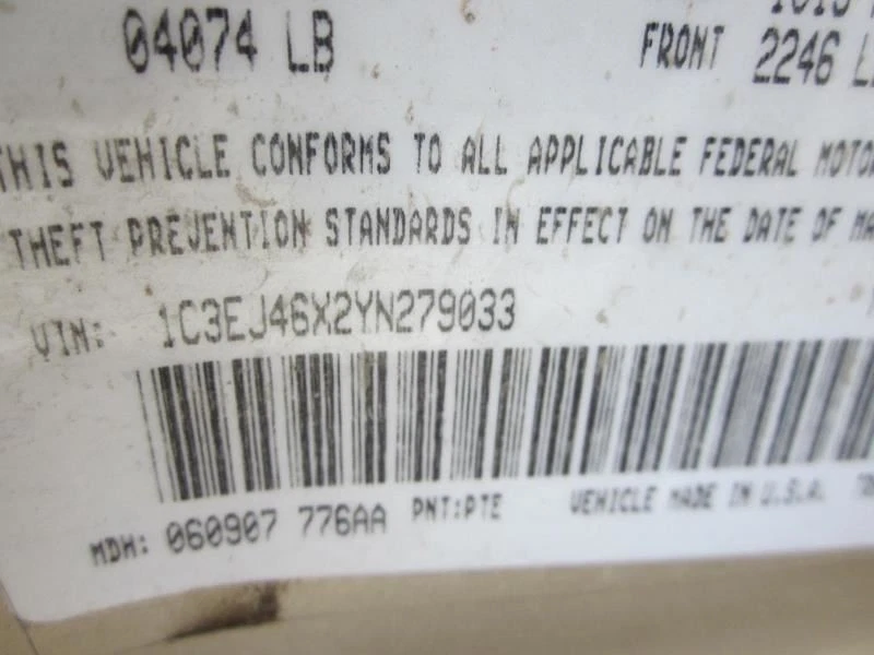 Automatic Transmission 2.4L Fits 00 BREEZE 34832 - Image 1 of 4