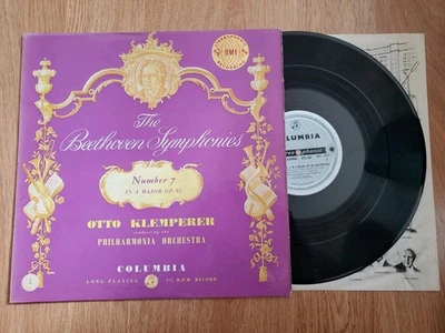 SAX 2415 Beethoven Symphony No.7 Klemperer Philharmonia Orchestra UK 1st Press - Image 1 of 4