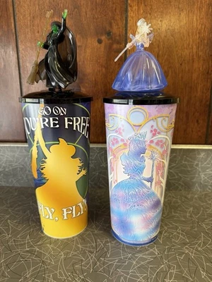 Taza Topper Película Wicked For Good Nueva. Elphaba & Glinda. Foto 1 de 4