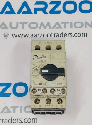 DANFOSS CTI 25MB CLASS 10 MANUAL MOTOR STARTER 6.3-10AMP CTI-25MB - Image 1 of 4
