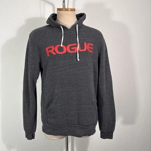 Rogue Fitness Men’s Heather Gray Lightweight Pullover Hoodie Size L Large - Picture 1 of 12