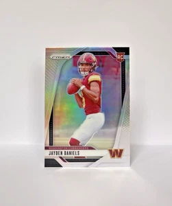 JAYDEN DANIELS 2024 PANINI PRIZM #347 RC ROOKIE SILVER PRIZMS COMMANDERS MINT SP - Picture 1 of 2