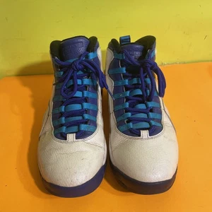 Scarpe Air Jordan 10 Retro NBA Basketball Charlotte Hornets Uomo 10,5 - Foto 1 di 7