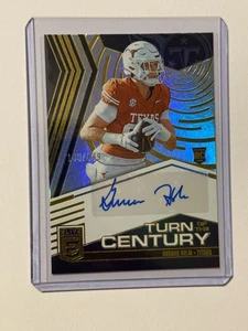 2025 Panini Donruss Elite Gunnar Helm Turn of the Century Auto RC /499 Titans - Picture 1 of 2