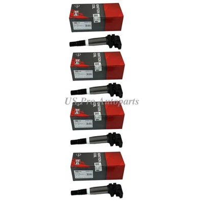 For BMW 328i 2012-2016 X6 2013-2015 12138647689 4 pcs OEM Champion Ignition Coil - Image 1 of 4