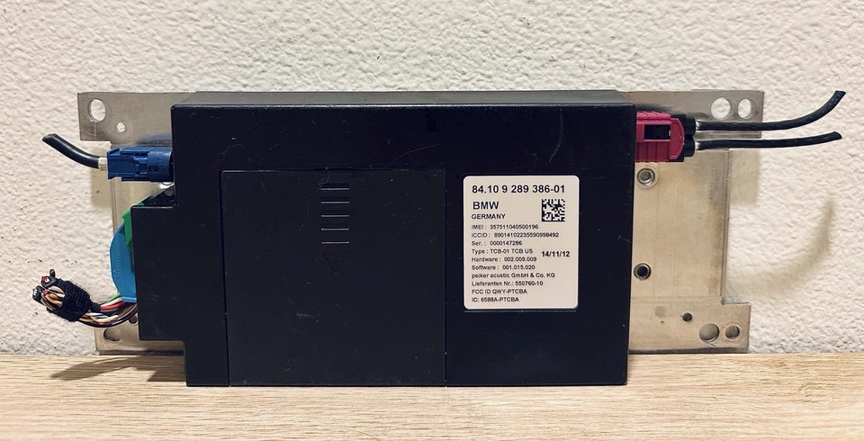Unidad de módulo de control BMW 750LI F01 F02 2011-2015 84.109289386-01 OEM usada Foto 1 de 4