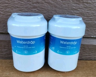 (2) Waterdrop MWF Refrigerator Water Filters Replacement For GE® WD-F13 - Image 1 of 4