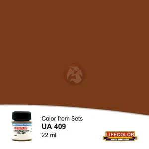 LifeColor Acrylfarbe Farbset Deutsch Dunkelbraun FS 30108 (22ml) UA409 - Bild 1 von 1