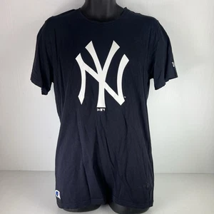 New Era New York Yankess MLB Licensed Logo T-Shirt Mens L Black/White 51/76 - Picture 1 of 9