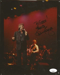 Kenny Rogers REAL SIGNED Live Photo for Gibson Guitars JSA COA Autographed RARE - Picture 1 of 2