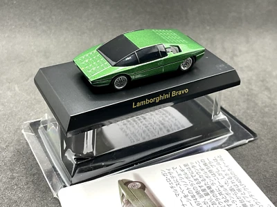 Kyosho 1/64 Lamborghini collection3 Bravo Green diecast model car 44G3 - Image 1 of 4