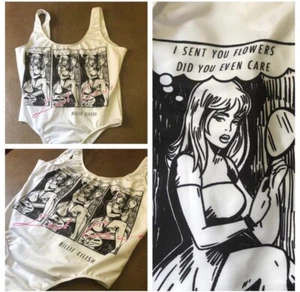 NEW BILLIE EILISH RARE swim/bodysuit XXL Happier Than Ever Lost Cause - Picture 1 of 10