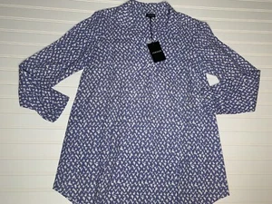 Jaeger Great Britain Linen Flax Blend Button Blouse Top Shirt US 8 NEW. 211 - Picture 1 of 4
