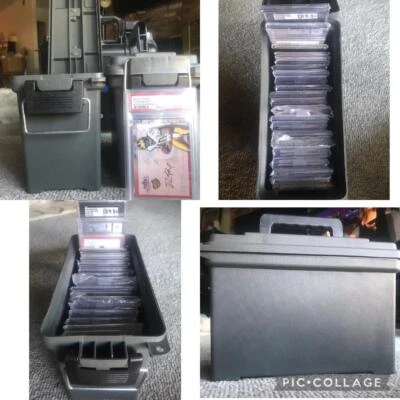 SMALL GRADED SPORTS CARDS CASE STORAGE BOX BGS/PSA Pokémon/TCG SLAB TRAVEL LIGHT - Image 1 of 4