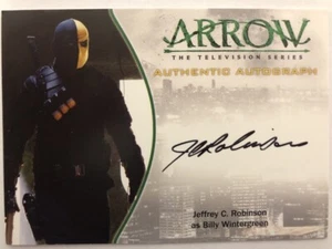 ARROW SEASON 1 Cryptozoic : Jeffrey Robinson DEATHSTROKE A23 Autograph - Picture 1 of 1