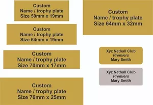 Custom engraved tropy plate / sign to your requirements - Picture 1 of 2