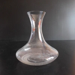 Vintage Art Deco Crystal Glass Carafe Water Wine Container Table France N7170 - Picture 1 of 12
