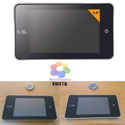 Spioncino Digitale Vitel 4.0" E0378 Vi.Tel. Elettronico Porte Oro Cromo Bicolore