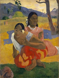Paul Gauguin - When Will You Marry? (1892) Tahitian - 17" x 22" Fine Art Print - Picture 1 of 1