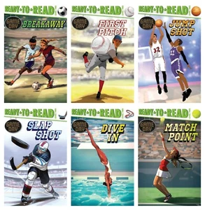 NEW Game Day Boxed Collector's Set of 6 Ready to Read Level 2 First Pitch Dive - Imagen 1 de 5