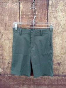 Lands End Boys Size 10 Grey Uniform Shorts With Adjustable Waist Band - Picture 1 of 3