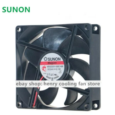 SUNON ME92252V1-000C-A99 Axial Fan DC 24V 2.1W 92*92*25mm Inovance inverter fan - Image 1 of 4