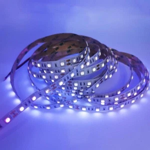 SMD 5050 For UV Curing 12V Strip Light Ultraviolet 365nm 1-5m UV Black Light LED - Picture 1 of 24