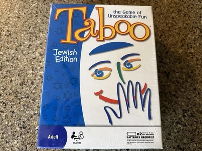 Tabú Edición Judía Adulto Fiesta Juego De Indescriptible Diversión Nuevo Precintado Hasbro Foto 1 de 4