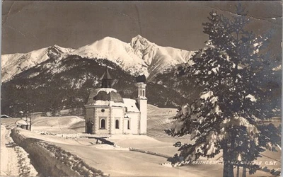 GERMANY 1923 POSTAL HISTORY INFLA ERA PICT POSTCARD MULT FRANKING CANC ETTAL - Image 1 of 2