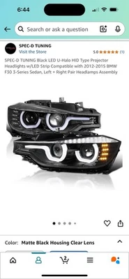 Faróis F30 2012-2015 BMW 3 Series F30 - Imagem 1 de 4